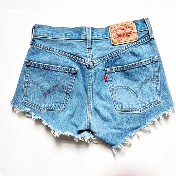 Vintage Levi's 501 Button Fly Shorts - Picture 4 of 7